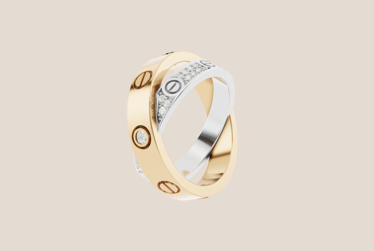 Кольцо Cartier с бриллиантами 2