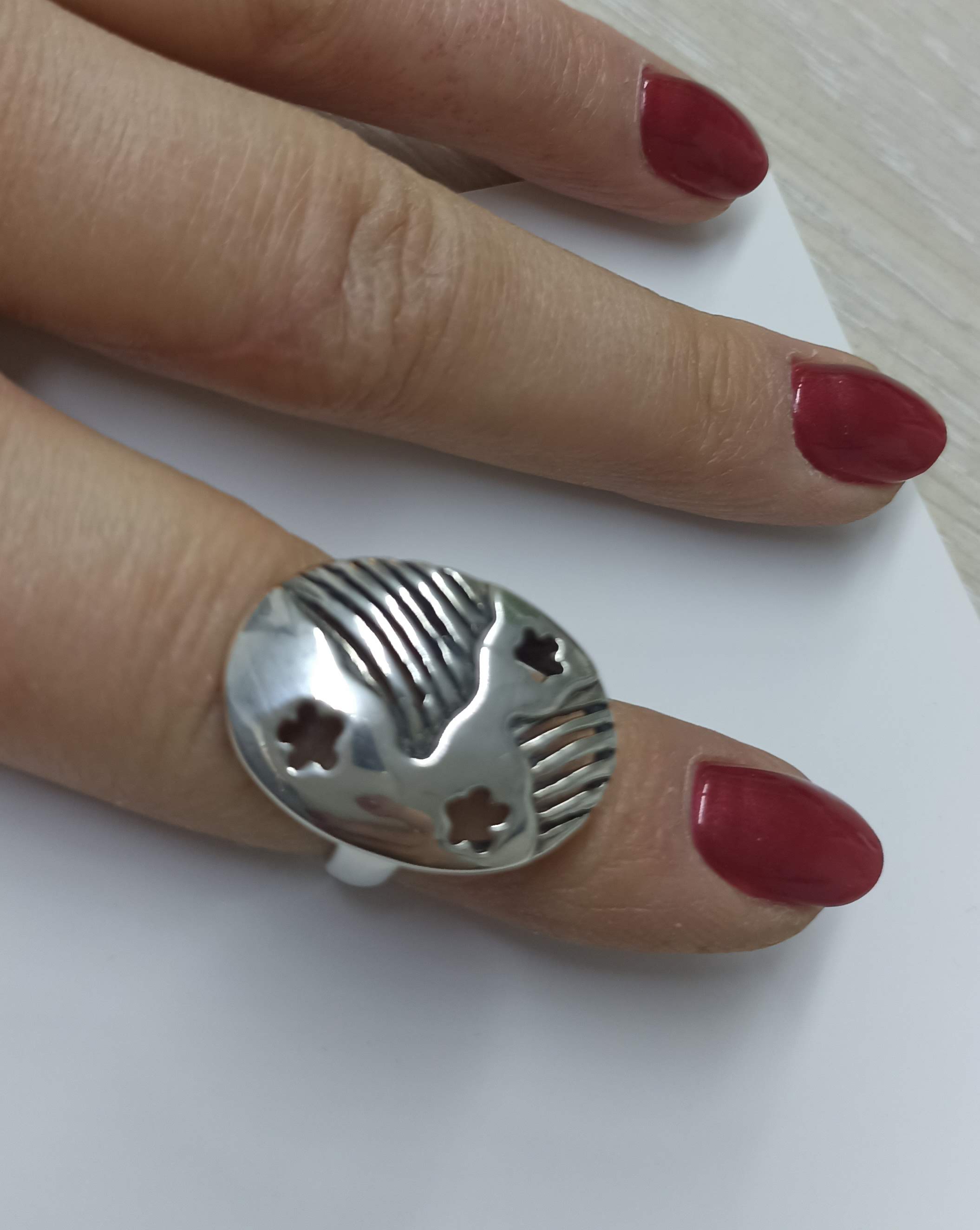 Кольцо серебряное
